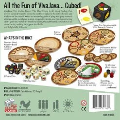 Dice Hate Me Games VivaJava: The Coffee Game: The Dice Game Board Games