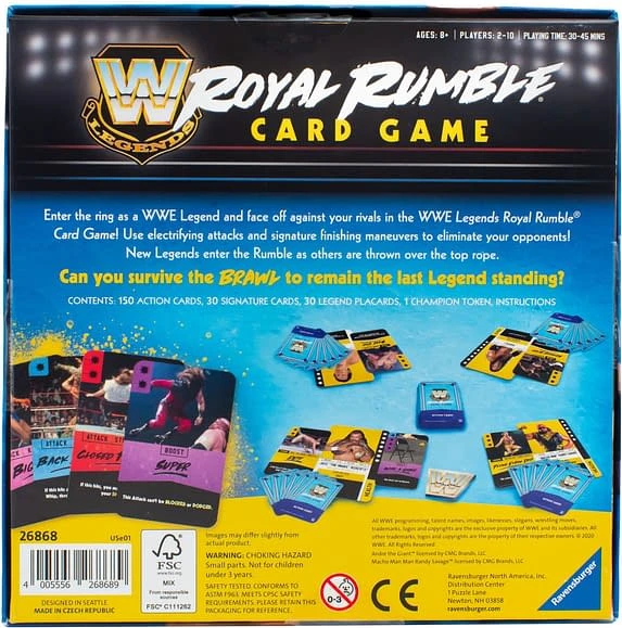 Ravensburger WWE Legends Royal Rumble Card Game 2 Ravensburger WWE Legends Royal Rumble Card Game