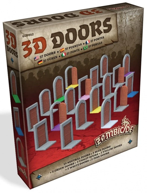 CMON Limited Zombicide: Black Plague - 3D Doors 1 CMON Limited Zombicide: Black Plague - 3D Doors