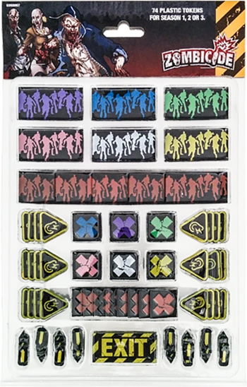 CMON Limited Zombicide: Set Of Plastic Pawns 1 CMON Limited Zombicide: Set Of Plastic Pawns