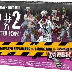 CMON Limited Board Games Zombicide Box Of Zombies Set #10: VIP #2 - Very Infected People