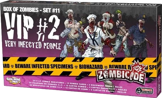 CMON Limited Board Games Zombicide Box Of Zombies Set #10: VIP #2 - Very Infected People
