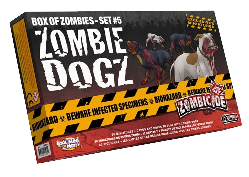 Guillotine Games Board Games Zombicide Box Of Zombies Set #5: Zombie Dogs 1 Guillotine Games Board Games Zombicide Box Of Zombies Set #5: Zombie Dogs
