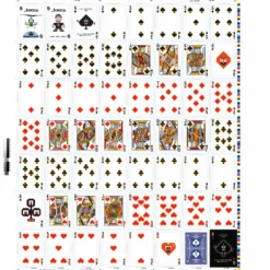 Game Salute 8-Bit Playing Cards Traditional Blue Deck Board Games