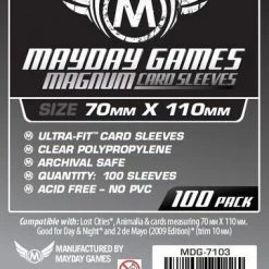 Mayday Games May 30-Jun 5, 2022 Mayday Sleeves - Magnum Ultra-Fit "Lost Cities" Card Sleeves (100 Pack Standard Protection)