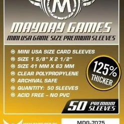 Mayday Games Jun 27-Jul 3, 2022 Mayday Sleeves - Mini USA Card Sleeves - Premium