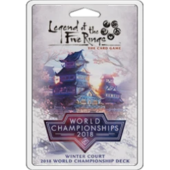 Fantasy Flight Games Legend Of The Five Rings: The Card Game – Winter Court 2018 World Championship Deck Board Games