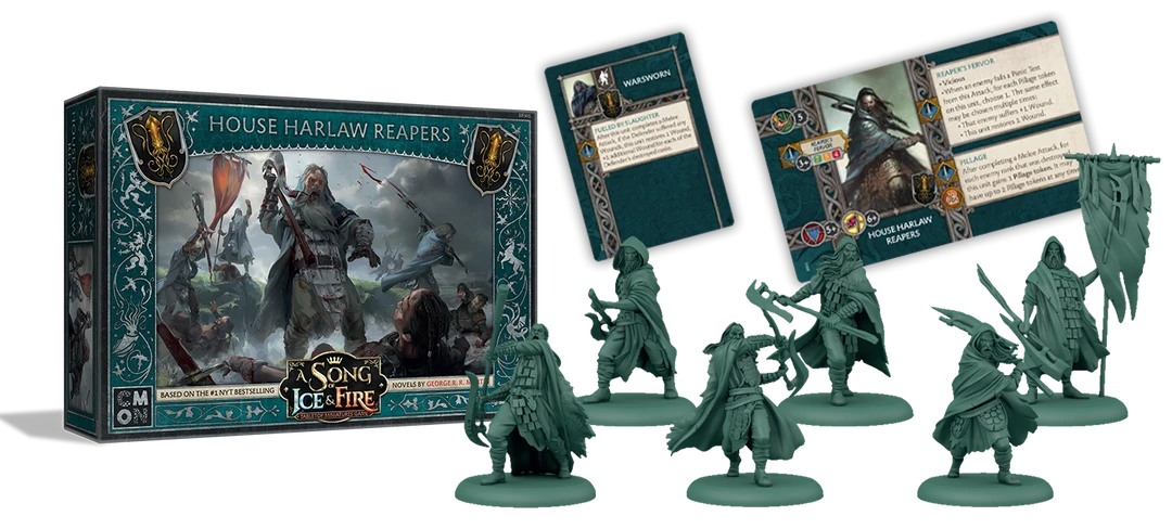 CMON Global Limited A Song Of Ice & Fire: Tabletop Miniatures Game – Greyjoy House Harlaw Reapers 3 CMON Global Limited A Song Of Ice & Fire: Tabletop Miniatures Game – Greyjoy House Harlaw Reapers