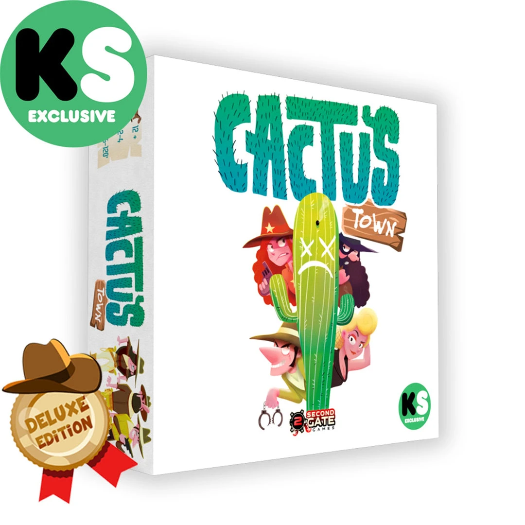 Second Gate Games Cactus Town (Kickstarter SHERIFF Deluxe Edition + 3 EXPANSIONS) Board Games 1 Second Gate Games Cactus Town (Kickstarter SHERIFF Deluxe Edition + 3 EXPANSIONS) Board Games