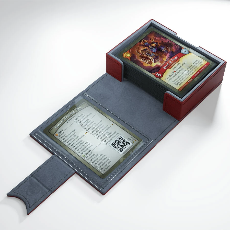 Gamegenic: Keyforge Deck Book - Red Deck Boxes 3 Gamegenic: Keyforge Deck Book - Red Deck Boxes