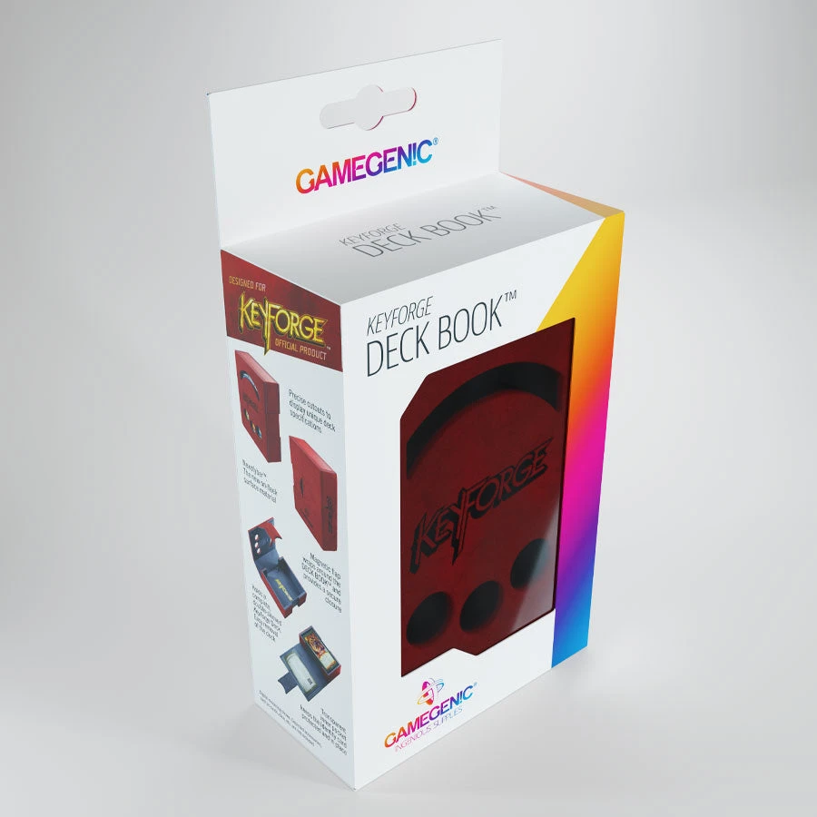 Gamegenic: Keyforge Deck Book - Red Deck Boxes 4 Gamegenic: Keyforge Deck Book - Red Deck Boxes