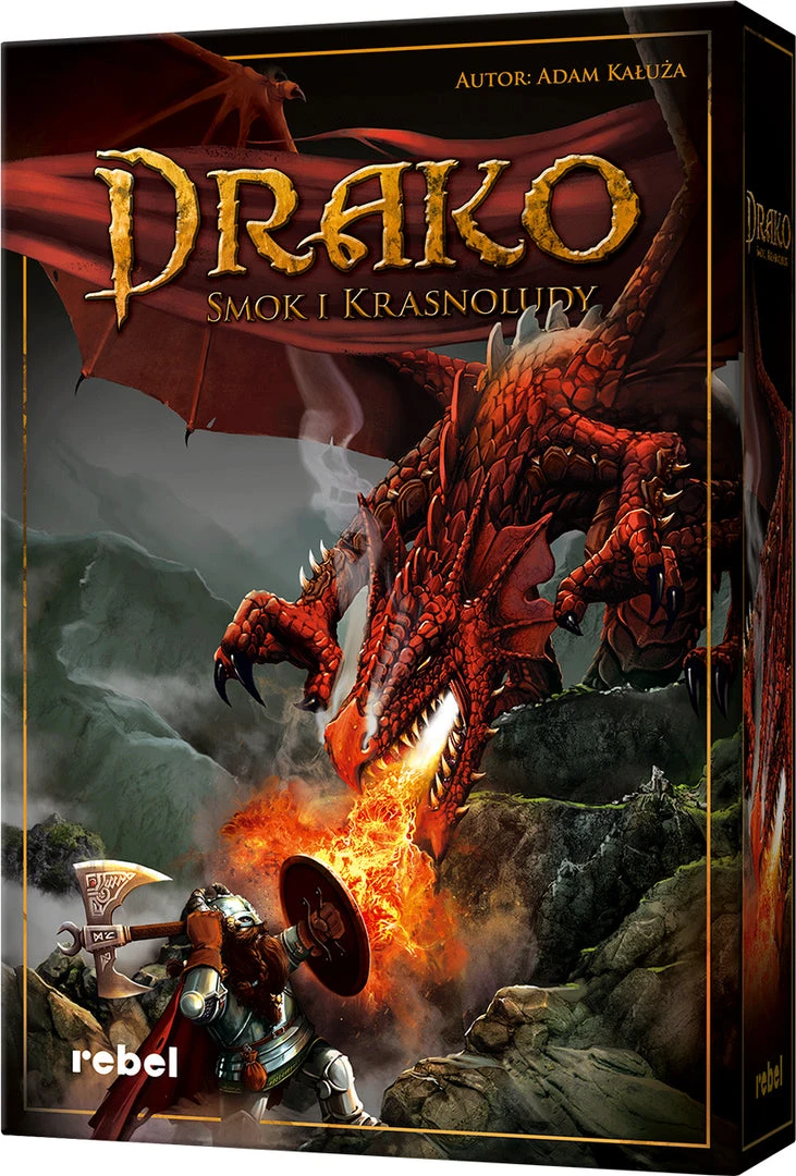 REBEL.pl Board Games Drako: Smok I Krasnoludy (Polish Import) 1 REBEL.pl Board Games Drako: Smok I Krasnoludy (Polish Import)