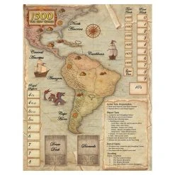 Dan Verssen Games (DVG) 1500: The New World - Neoprene Mat Board Games