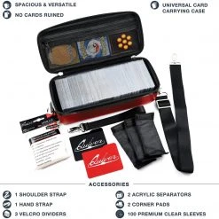 Quiver Time - Bolt Card Case (Red) Board Game Bags 7 Quiver Time - Bolt Card Case (Red) Board Game Bags