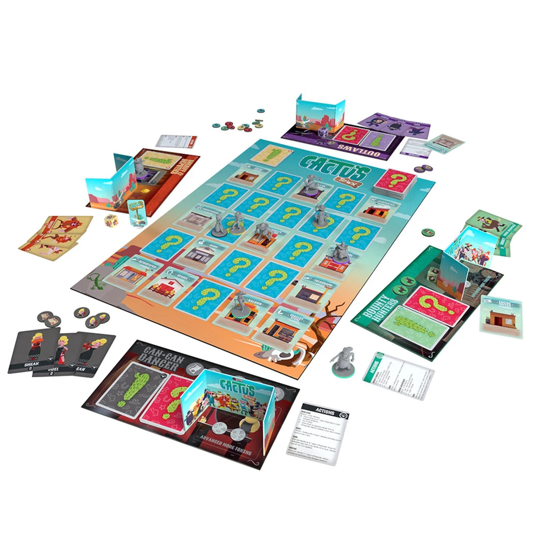 Second Gate Games Cactus Town (Kickstarter SHERIFF Deluxe Edition + 3 EXPANSIONS) Board Games 2 Second Gate Games Cactus Town (Kickstarter SHERIFF Deluxe Edition + 3 EXPANSIONS) Board Games