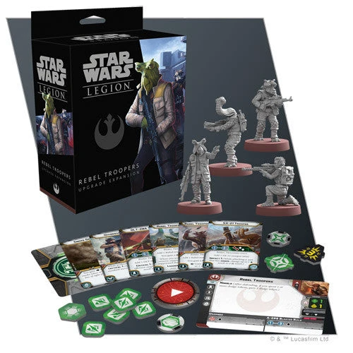 Fantasy Flight Games Board Games Star Wars: Legion - Rebel Troopers Upgrade Expansion 1 Fantasy Flight Games Board Games Star Wars: Legion - Rebel Troopers Upgrade Expansion