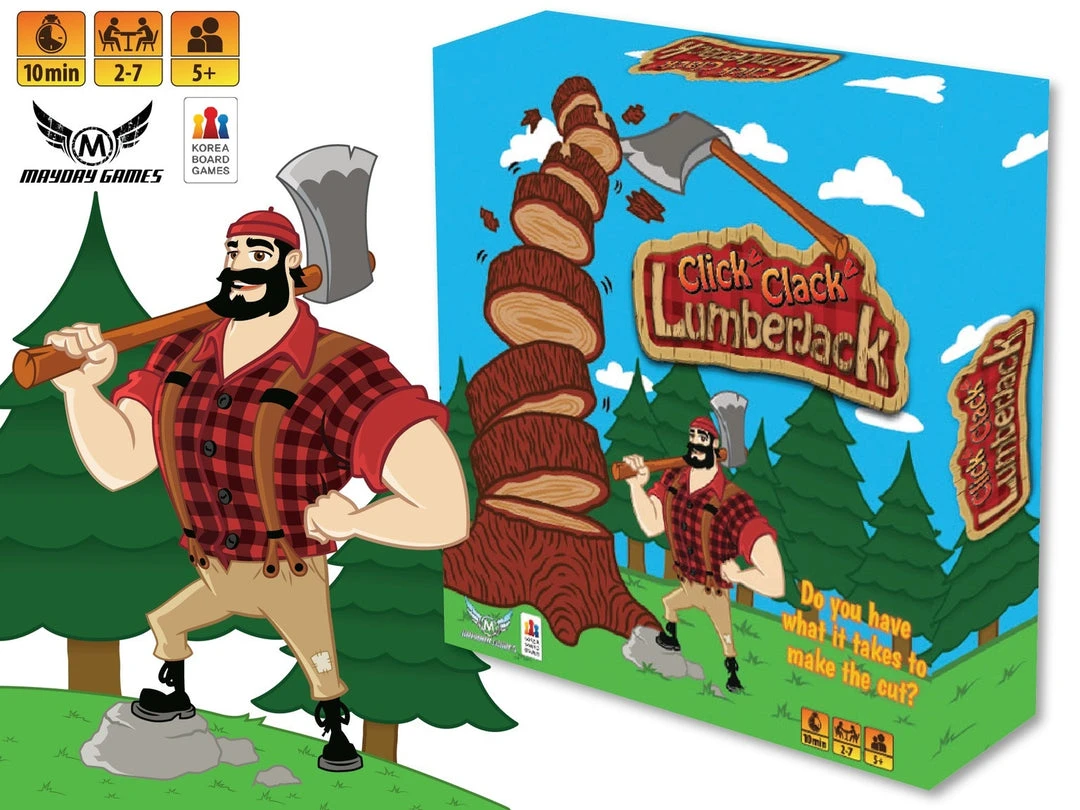 Mayday Games Click Clack Lumberjack 2.0 Board Games 1 Mayday Games Click Clack Lumberjack 2.0 Board Games