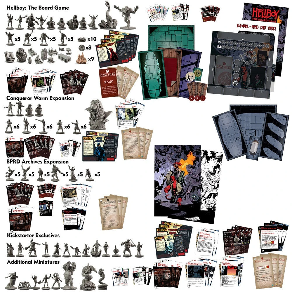 Mantic Games Board Games Hellboy: The Board Game - Collector's Edition 4 Mantic Games Board Games Hellboy: The Board Game - Collector's Edition