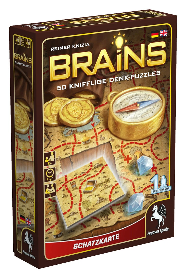 Pegasus Spiele Board Games Brains - Schatzkarte 1 Pegasus Spiele Board Games Brains - Schatzkarte