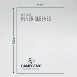 Jun 13-19, 2022 Gamegenic - Keyforge Inner Sleeves - Clear (40ct) 7 Jun 13-19, 2022 Gamegenic - Keyforge Inner Sleeves - Clear (40ct)