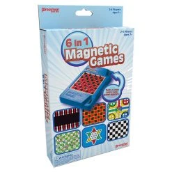 Pressman Toy Corp. 6 In1 Travel Magnetic Games Board Games