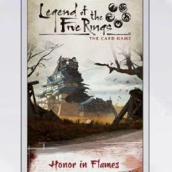 Fantasy Flight Games Board Games Legend Of The Five Rings: The Card Game – Honor In Flames Dynasty Pack