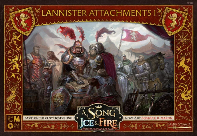 CMON Limited A Song Of Ice & Fire: Tabletop Miniatures Game – Lannister Attachments I 1 CMON Limited A Song Of Ice & Fire: Tabletop Miniatures Game – Lannister Attachments I