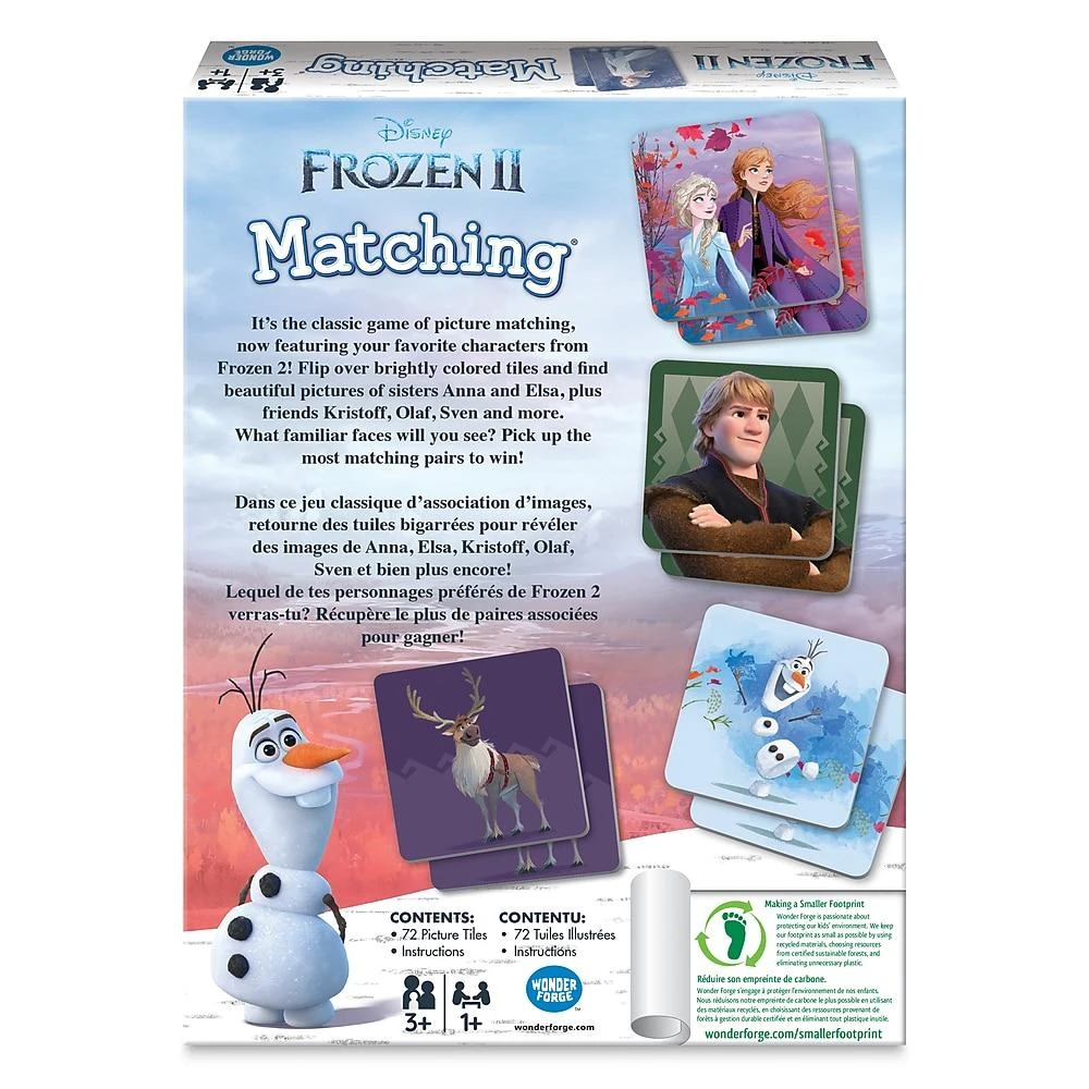 Wonder Forge Board Games Matching Game - Disney Frozen 2 3 Wonder Forge Board Games Matching Game - Disney Frozen 2