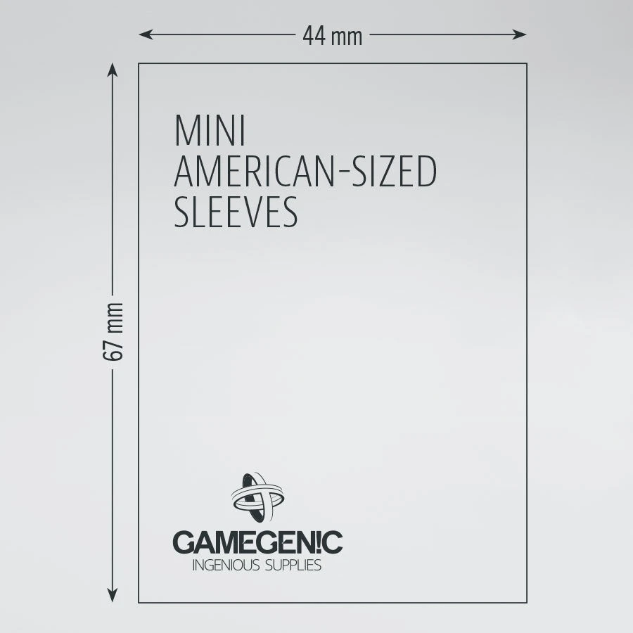 Gamegenic - Matte Mini American-Sized Sleeves (50ct) Jun 6-12, 2022 3 Gamegenic - Matte Mini American-Sized Sleeves (50ct) Jun 6-12, 2022