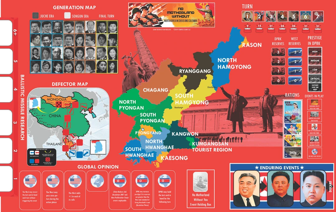 Compass Games No Motherland Without: North Korea In Crisis And Cold War 3 Compass Games No Motherland Without: North Korea In Crisis And Cold War