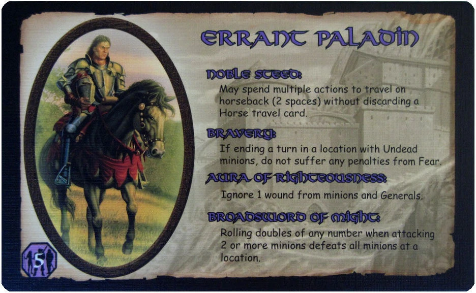 Gryphon Games Defenders Of The Realm: The Errant Paladin (Card Only) 1 Gryphon Games Defenders Of The Realm: The Errant Paladin (Card Only)