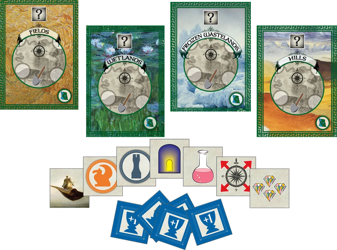 Eagle-Gryphon Games Fantastiqa: Treasure Hunt Expansion Board Games 1 Eagle-Gryphon Games Fantastiqa: Treasure Hunt Expansion Board Games