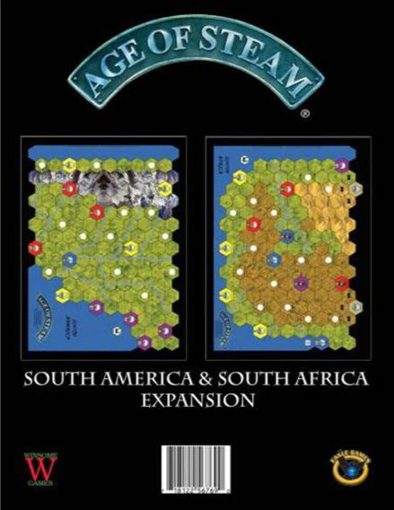Eagle Games Age Of Steam Expansion: South America / South Africa 1 Eagle Games Age Of Steam Expansion: South America / South Africa
