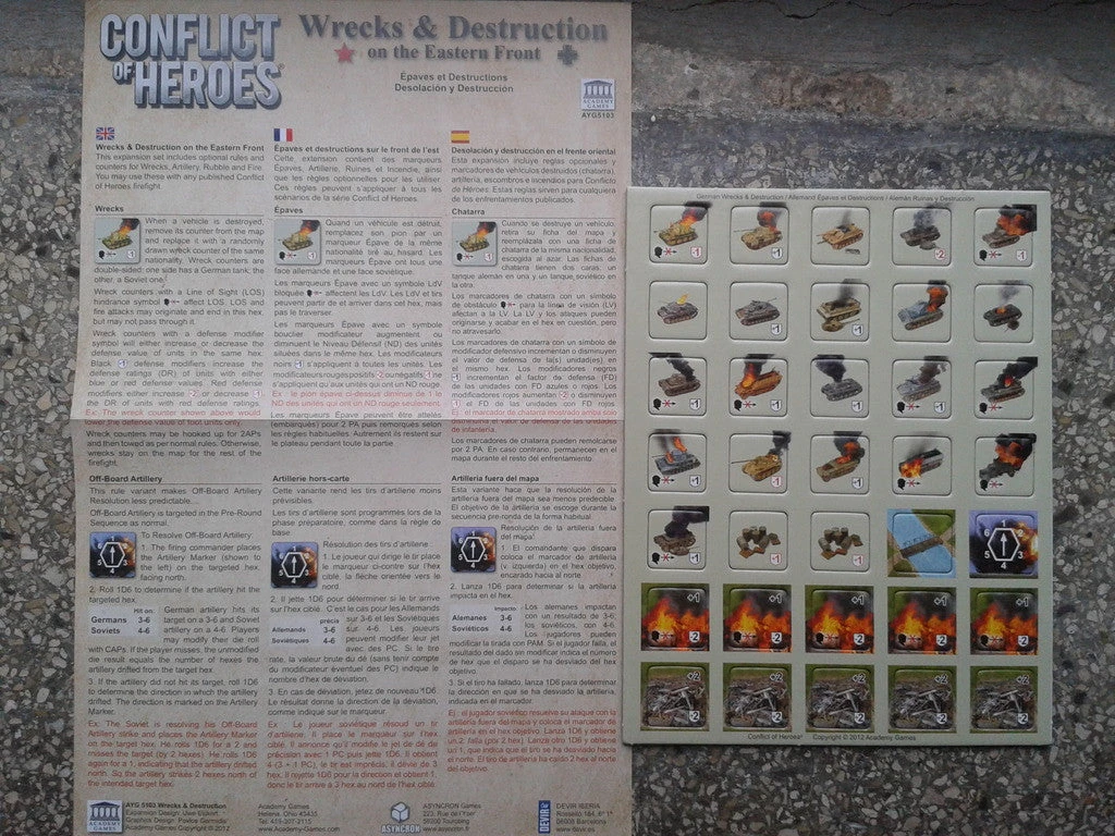 Academy Games Board Games Conflict Of Heroes: Wrecks And Destruction On The Eastern Front 1 Academy Games Board Games Conflict Of Heroes: Wrecks And Destruction On The Eastern Front