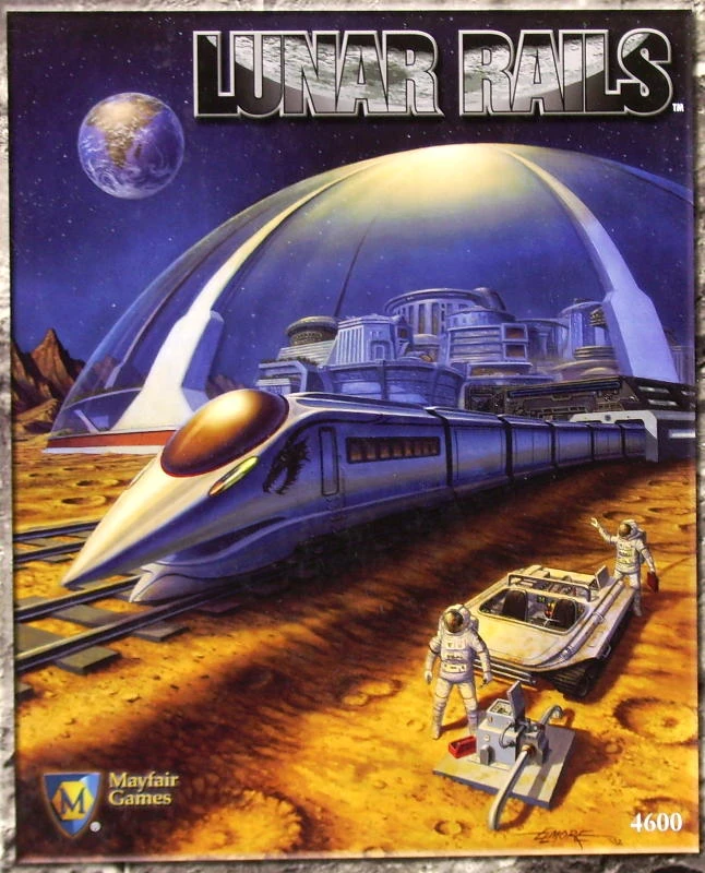 Mayfair Games Lunar Rails Board Games 1 Mayfair Games Lunar Rails Board Games