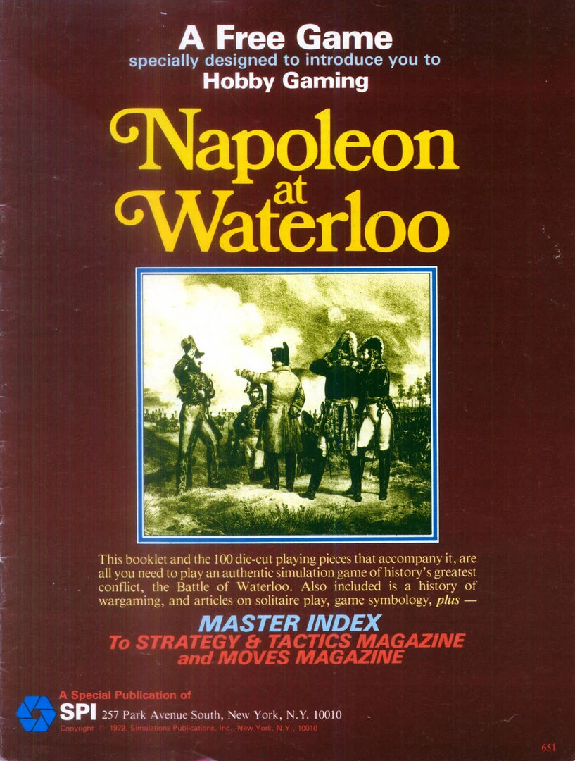 Decision Games (I) Board Games Napoleon At Waterloo 1 Decision Games (I) Board Games Napoleon At Waterloo