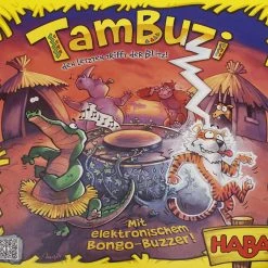 HABA Board Games Tambuzi ... Den Letzten Trifft Der Blitz!