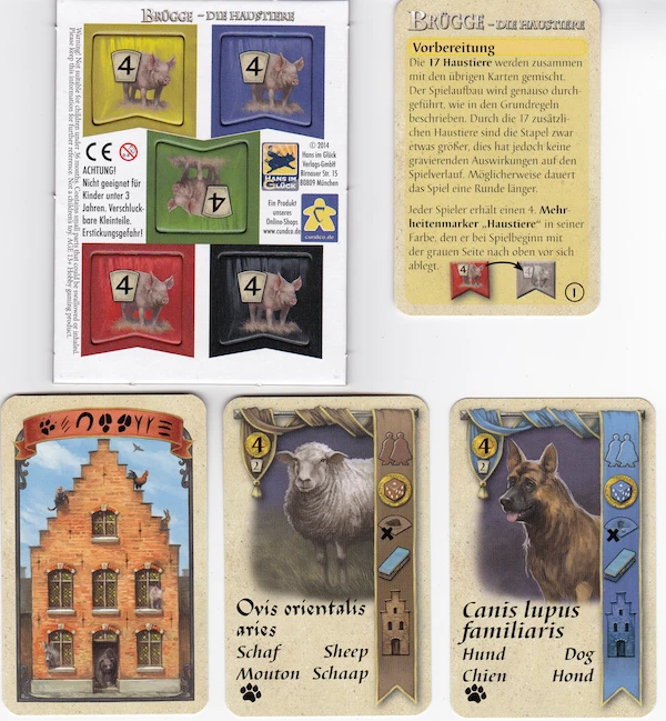 Hans Im Glück Brügge: Die Haustiere (German Import) 1 Hans Im Glück Brügge: Die Haustiere (German Import)