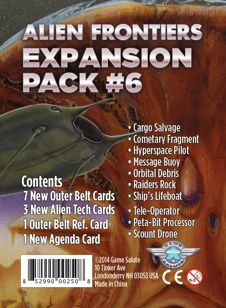Game Salute Alien Frontiers: Expansion Pack #6 1 Game Salute Alien Frontiers: Expansion Pack #6