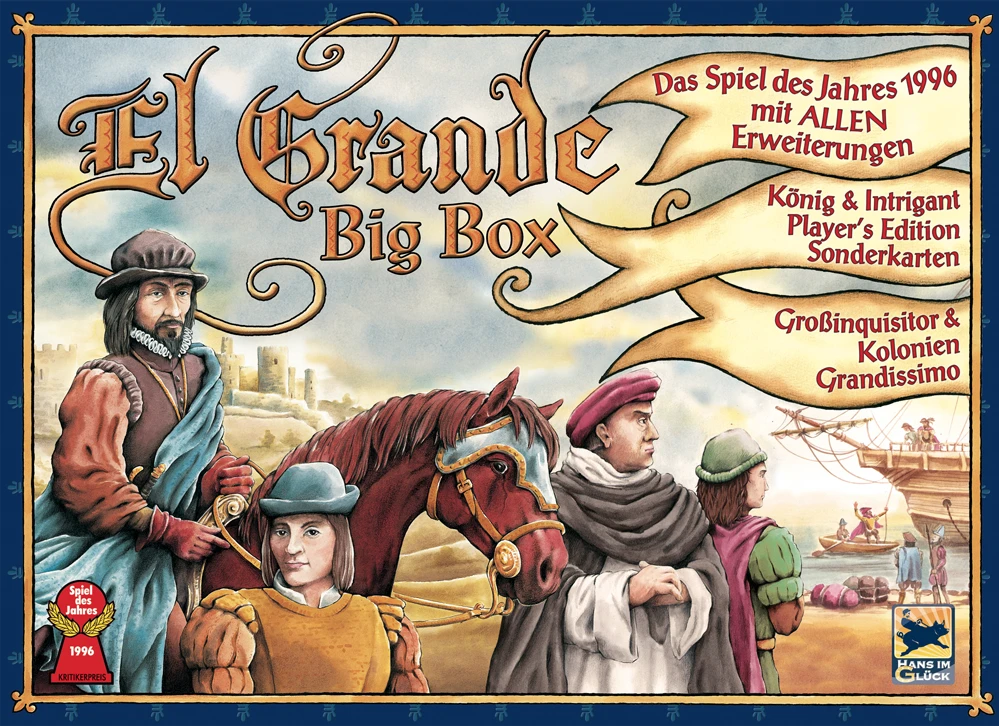 Hans Im Glück Board Games El Grande Big Box (Import) 1 Hans Im Glück Board Games El Grande Big Box (Import)