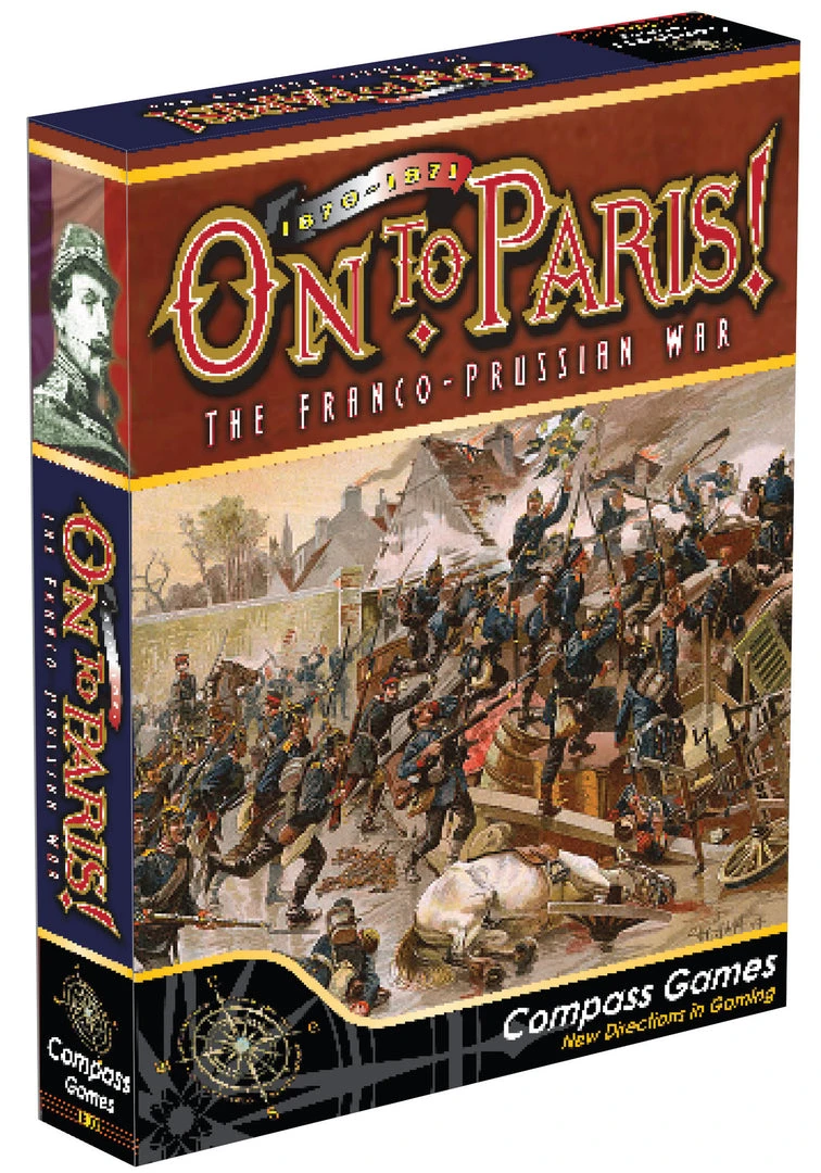 Compass Games On To Paris! Board Games 1 Compass Games On To Paris! Board Games