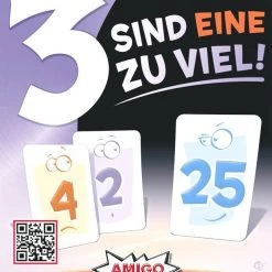 AMIGO Spiel Board Games 3 Sind Eine Zu Viel! (German Import)