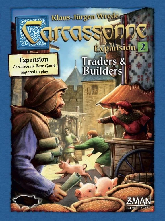 Z-Man Games Board Games Carcassonne: Expansion 2 - Traders & Builders (2013 Edition) 1 Z-Man Games Board Games Carcassonne: Expansion 2 - Traders & Builders (2013 Edition)