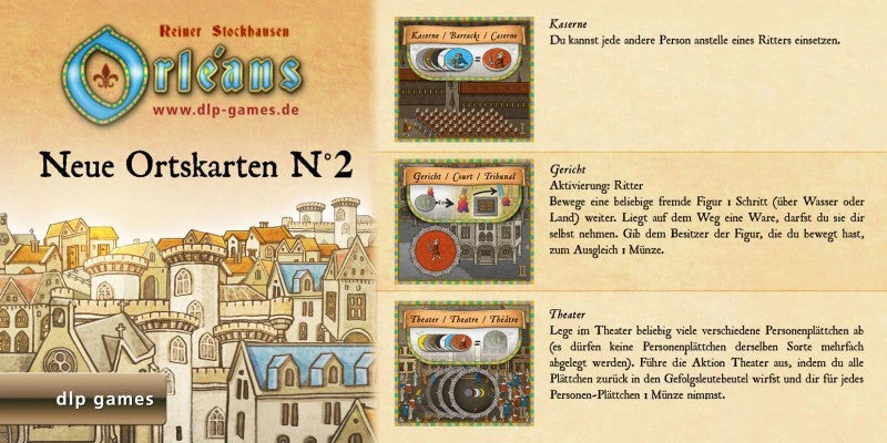 Dlp Games Board Games Orléans: Neue Ortskarten N°2 (Import) 1 Dlp Games Board Games Orléans: Neue Ortskarten N°2 (Import)