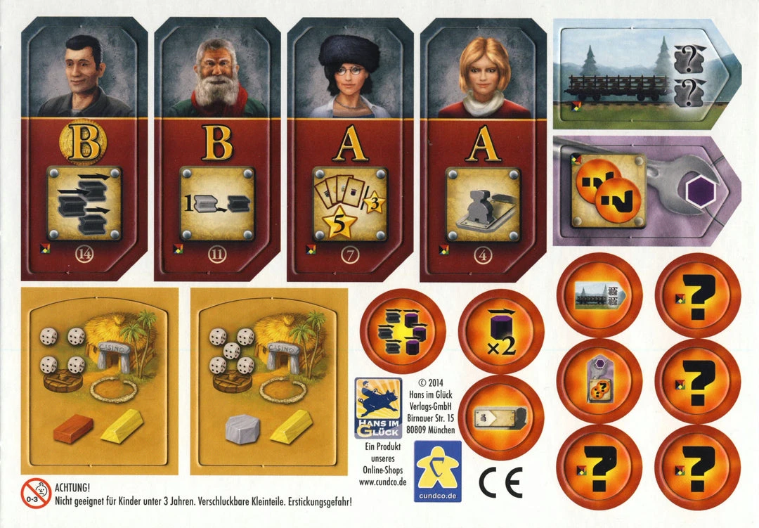 Hans Im Glück Board Games Russian Railroads: Mini-Expansion (with Stone Age Mini-Promo) 1 Hans Im Glück Board Games Russian Railroads: Mini-Expansion (with Stone Age Mini-Promo)