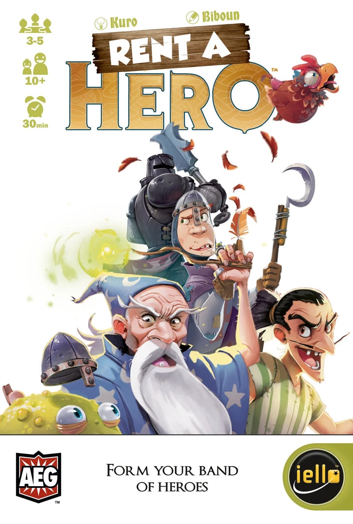 IELLO Rent A Hero Board Games 1 IELLO Rent A Hero Board Games