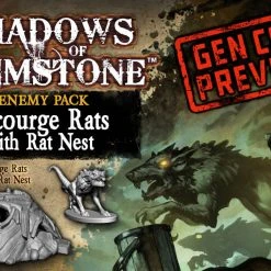 Flying Frog Productions Shadows Of Brimstone: Scourge Rats / Rats Nest Enemy Set Board Games