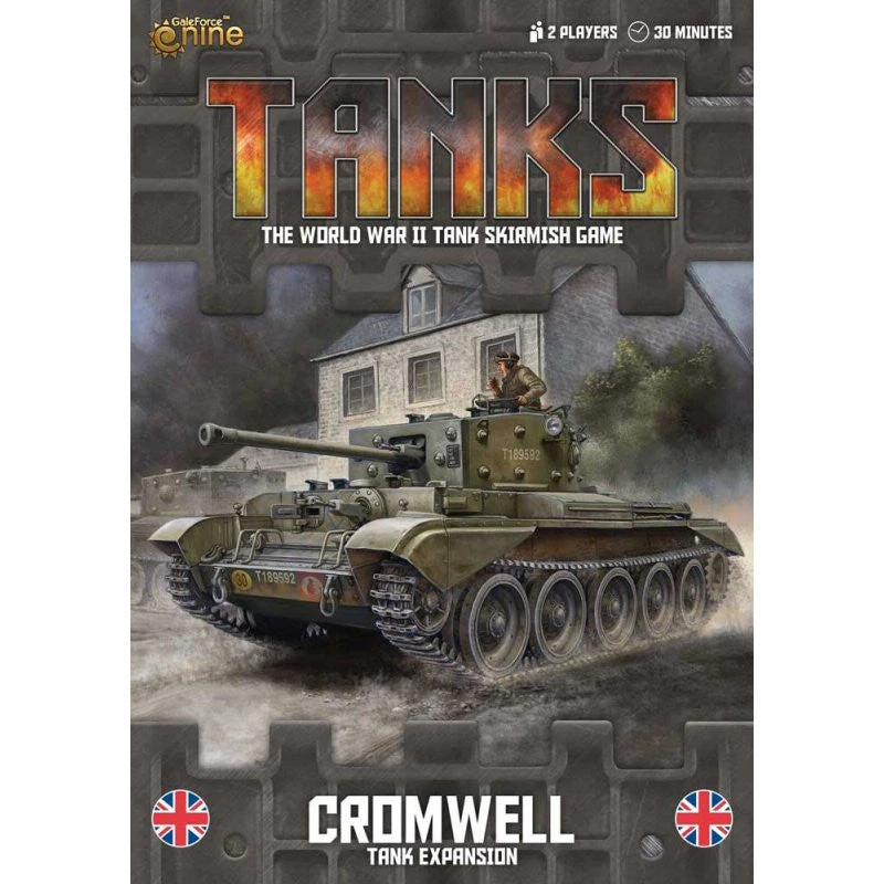 Gale Force Nine Board Games Tanks: British Cromwell Tank Expansion 1 Gale Force Nine Board Games Tanks: British Cromwell Tank Expansion