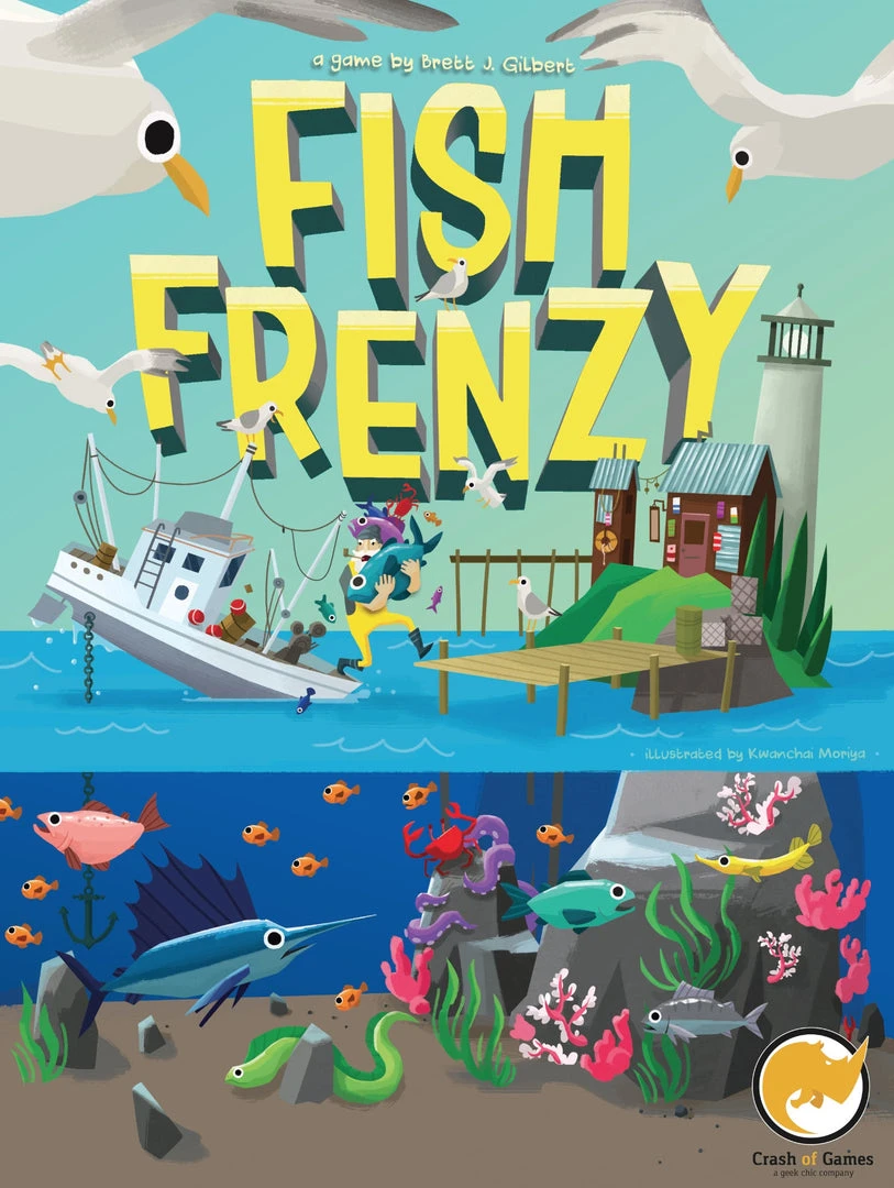 Crash Games Board Games Fish Frenzy *PRE-ORDER* 1 Crash Games Board Games Fish Frenzy *PRE-ORDER*