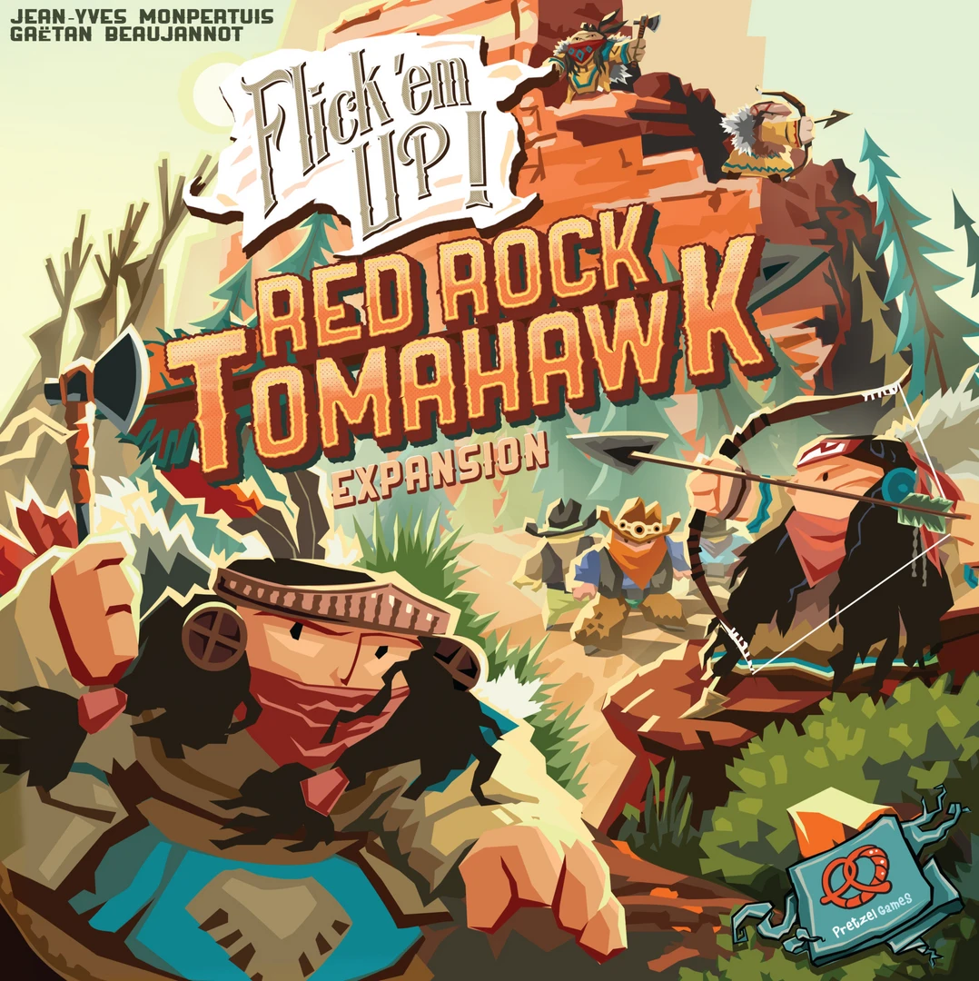 Pretzel Games Flick 'em Up!: Red Rock Tomahawk 1 Pretzel Games Flick 'em Up!: Red Rock Tomahawk
